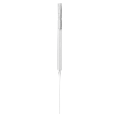 Pasteur pipettes, short version, with cotton plug